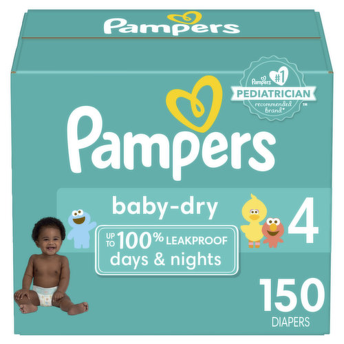 Pampers Baby Dry Baby Dry Size 4 150 Count