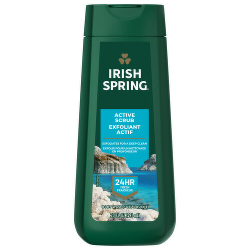 Irish Spring Active Scrub Body Wash 