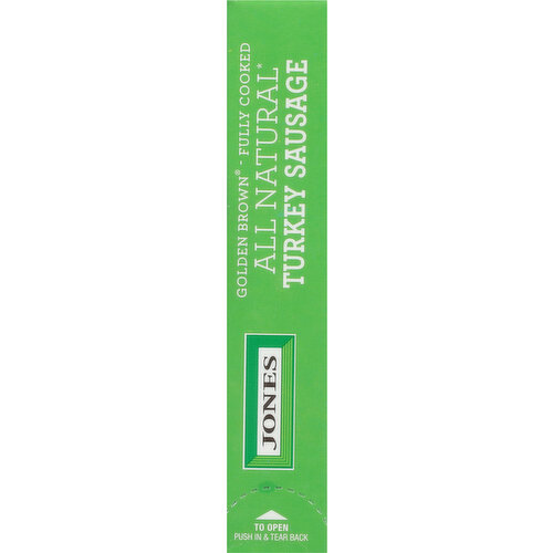 Jones Dairy Farm Sausages Links, Turkey, Golden Brown