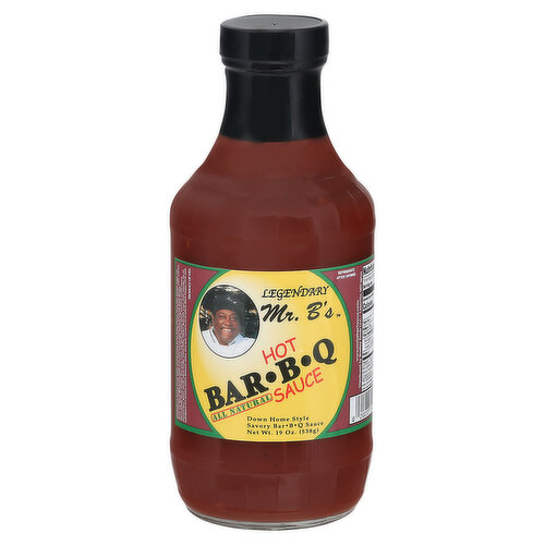 Down home style savory barbq sauce. All natural. www.mrbsbarbccuc.com. Product of USA.