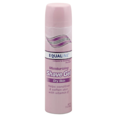 Equaline Shave Gel, Moisturizing, Dry Skin