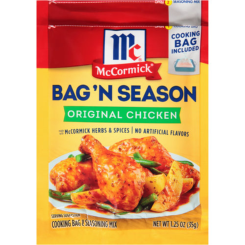 McCormick Bag 'n Season Original Chicken Cooking Bag & Seasoning Mix