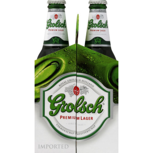 GROLSCH PREMIUM PILSNER- 4 PACK Netherlands Import Beer