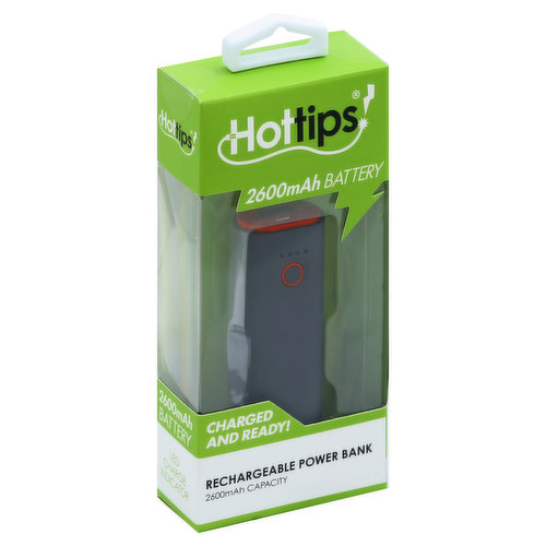 Hottips Power Bank, Rechargeable