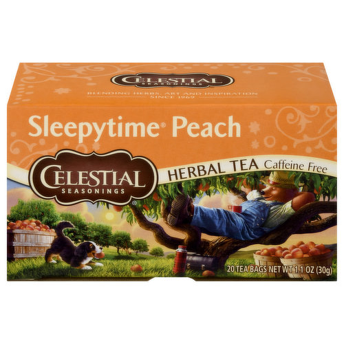 Caff-Free Peach - Fruit Herbal Blend – Snarky Tea