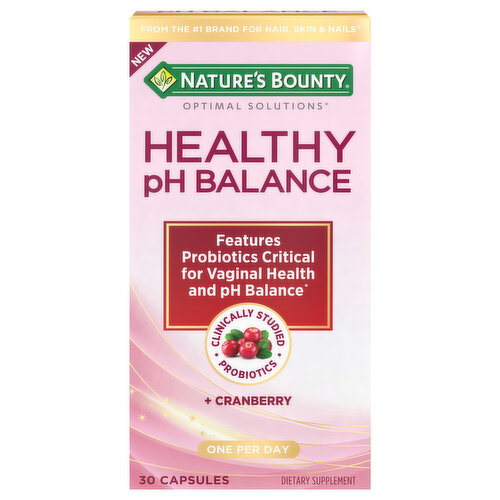 Nature's Bounty Healthy pH Balance, Capsules