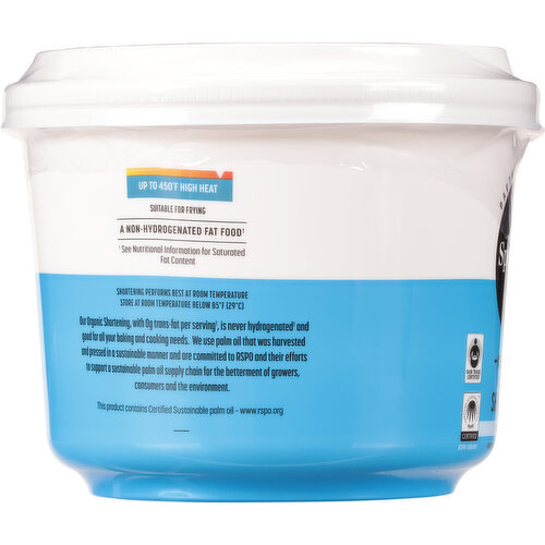 Spectrum Culinary Shortening, Organic, All-Vegetable