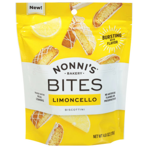 Nonni's Biscottini Bites, Limoncello