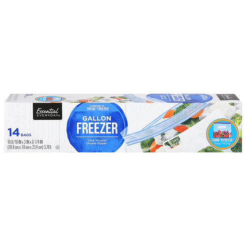 Ziploc Double Zipper Freezer Bag Gallon Size 28 ct delivery in