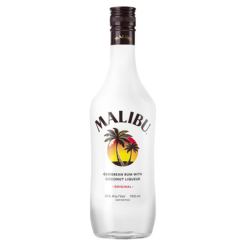 Malibu Caribbean Rum, with Coconut Liqueur, Original