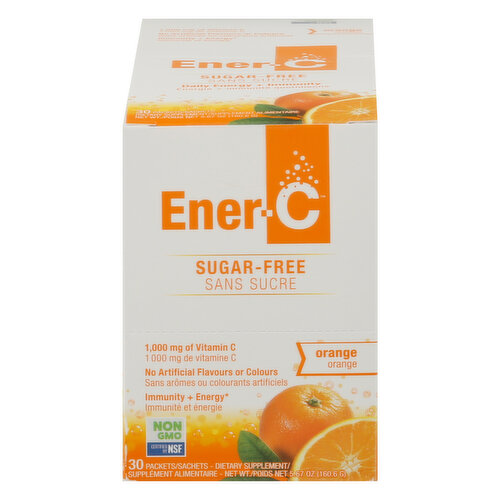 Ener-C Vitamin C, Sugar-Free, 1000 mg, Orange