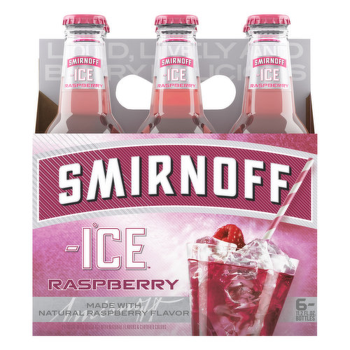 Smirnoff Ice Malt Beverage, Raspberry