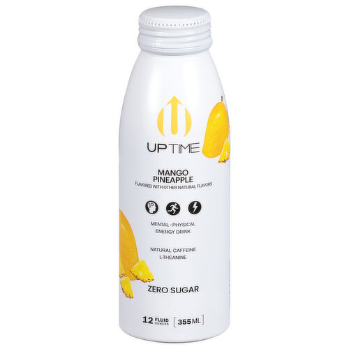 Uptime Energy Drink, Mango Pineapple