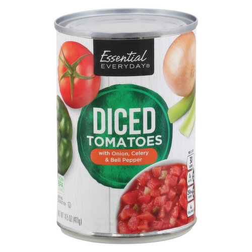 Essential Everyday Tomatoes, with Onion, Celery & Bell Pepper, Diced