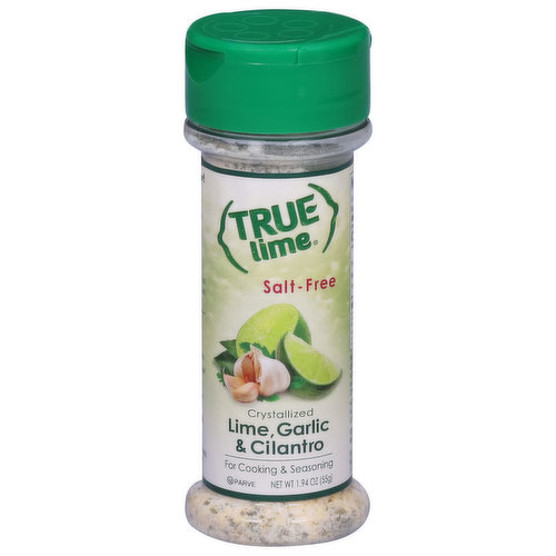 True Lime Lime, Salt-Free, Garlic & Cilantro, Crystallized