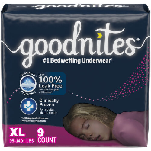 Goodnites Underwear, XL