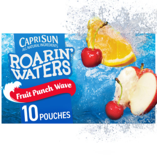 Capri Sun Flavored Water Beverage, Tropical Punch