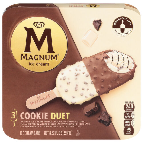 Magnum Ice Cream Bars, Cookie Duet