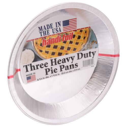 Handi Foil Pans Foil Heavy Duty Pie (3 ct) Delivery - DoorDash