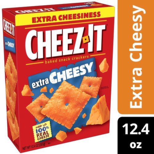 Cheez-It Cheese Crackers, Extra Cheesy