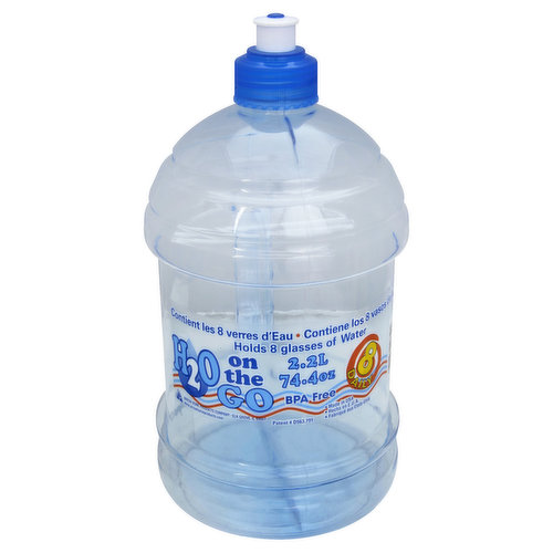 Arrow Bottle, H2O on the Go, 74.4 Ounce