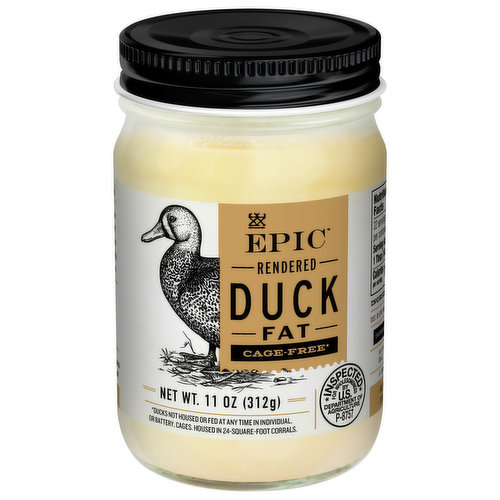 EPIC proudly introduces a line of chef-choice animal based fats guaranteed to transport your culinary adventures to new realms of nourishment and time honored cooking. A staple cooking fat cherished by generations before, our rendered animal fats are a trusted, pure and stable option. Enjoy a superior cooking fat with seemingly endless limits, just like your culinary imagination.