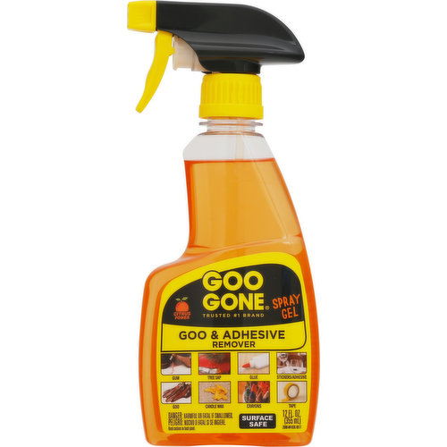Goo Gone Goo & Adhesive Remover Spray Gel - Shop All Purpose