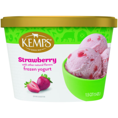 Kemps Strawberry Frozen Yogurt