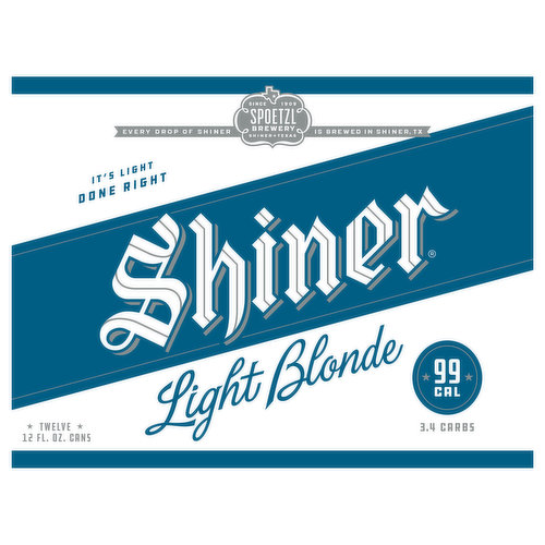 Shiner Light Blonde Beer