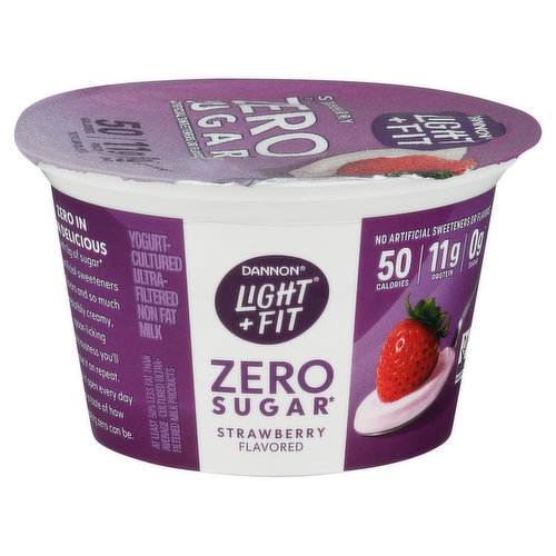 Danone - Part of the Danone family. Zero in on delicious with 0 g of sugar (not a low calorie food), no artificial sweeteners or flavors and so much irresistibly creamy, spoon-licking deliciousness you'll crave it on repeat. Crack it open every day for a taste of how tempting zero can be. With room for toppings.