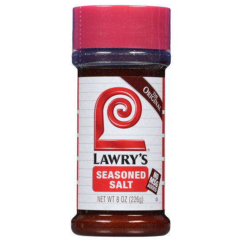 Shake on this original seasoned salt, a unique blend of salt, herbs and spices. It adds flavor and excitement that ordinary salt cannot match. Try Lawry's seasoned salt instead of salt. The difference delicious.