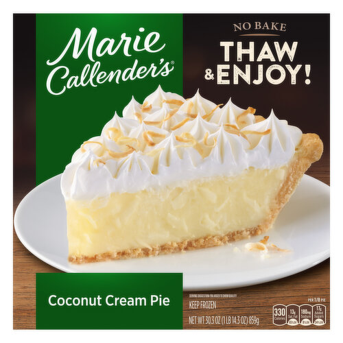 Marie Callender's Coconut Cream Pie Frozen Dessert