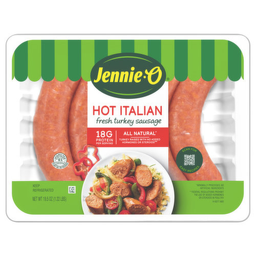 Jennie-O Fresh Turkey Sausage, Hot Italian