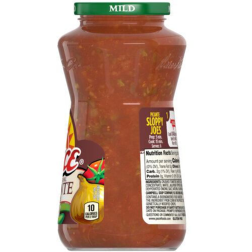 Pace® Picante Sauce, Mild