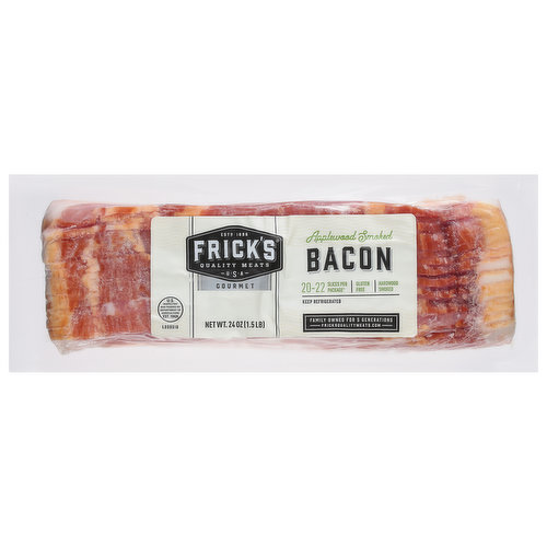 Frick's Bacon, Applewood Smoked, Gourmet