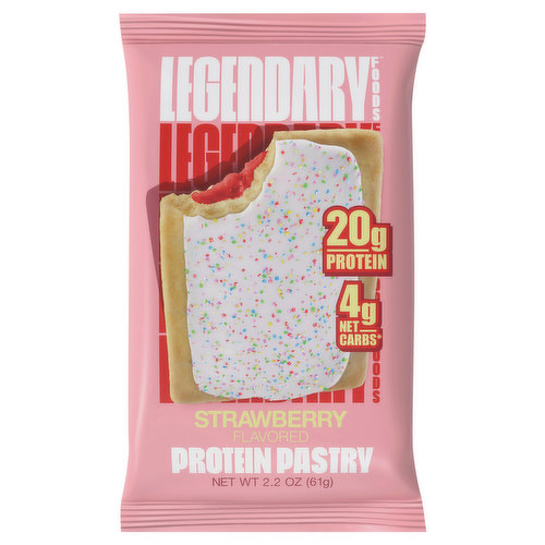 Legendary Foods Protein Pastry, Strawberry Flavored