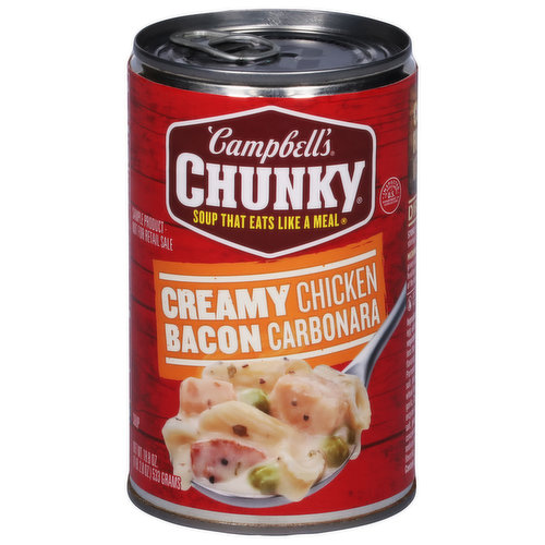 Campbell's Chunky Soup, Creamy Chicken Bacon Carbonara