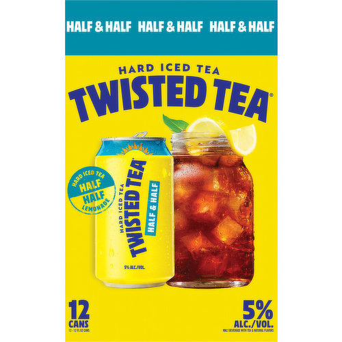 Twisted Tea Half and Half Hard Iced Tea - 12pk/12 fl oz Cans