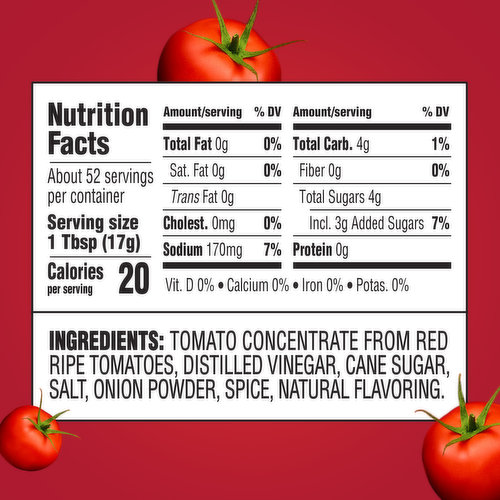 Heinz Tomato Ketchup , 450g - Reviews, Ingredients