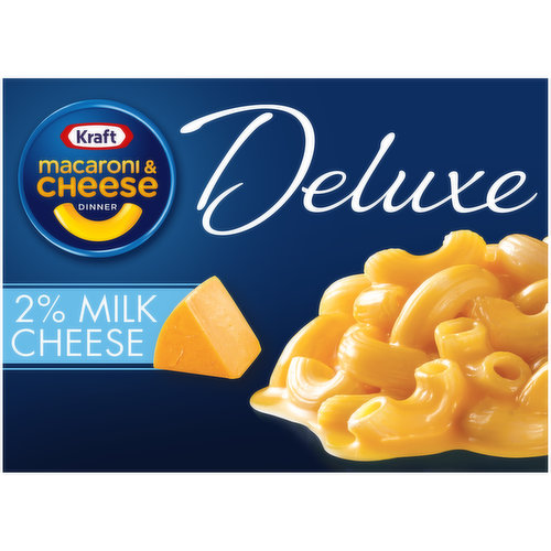 Kraft Macaroni & Cheese Dinner with Sauce made from 2% Milk Cheese