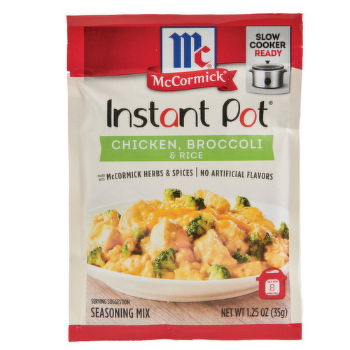 McCormick Instant Pot Chicken, Broccoli and Rice Instant Pot Seasoning Mix
