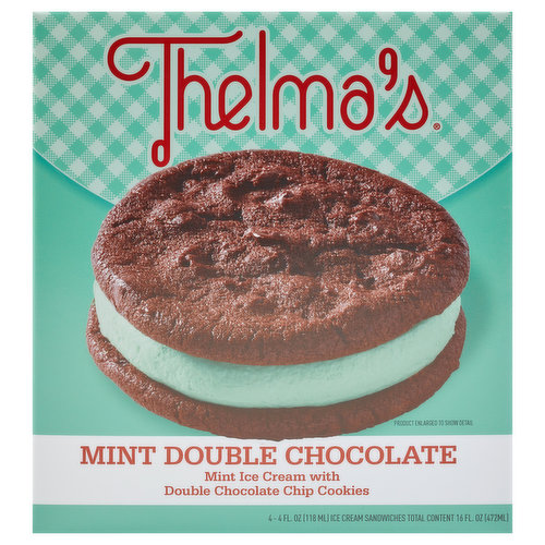 Thelma's Ice Cream Sandwich, Mint Double Chocolate