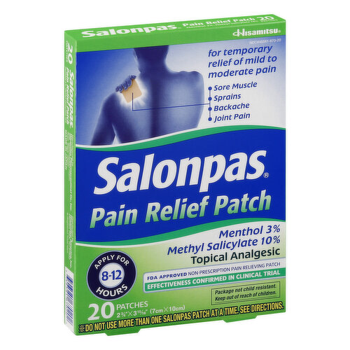 Salonpas Pain Relief Patch, Minty Scent