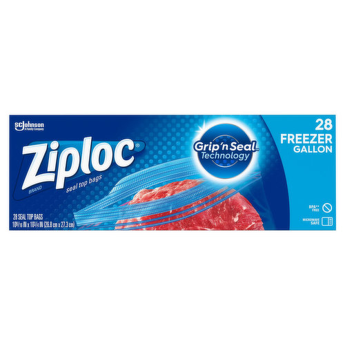 Ziploc Seal Top Gallon Freezer Bags