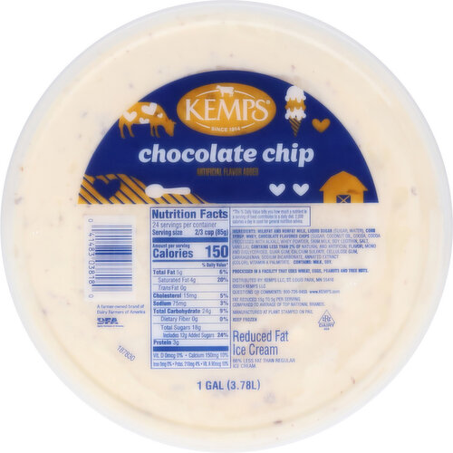 Kemps Chocolate Chip Ice Cream