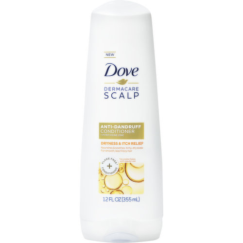Dove Conditioner, + Pyrithione Zinc, AntiDandruff, Dryness & Itch Relief