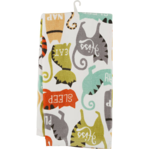 T-Fal Veggies Print Dual Cotton Kitchen Towel Set (Set of 2)