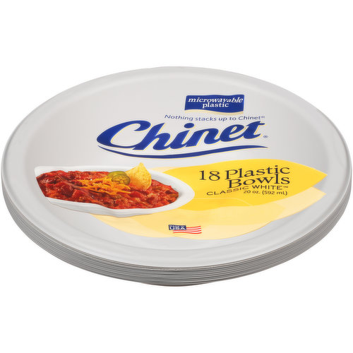 Chinet 20 oz. Plastic Bowls