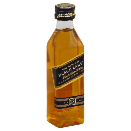 Johnnie Walker Black Label Whisky, Blended Scotch