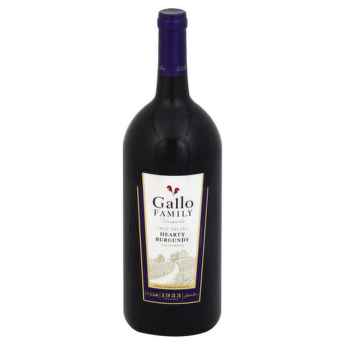 Gallo Family Vineyards Hearty Burgundy, Twin Valley California